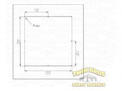 20x20 Traditional Frame Tent