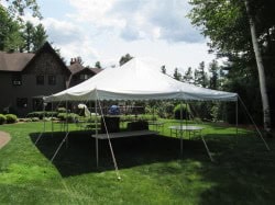 20x30 Pole Tent White