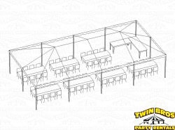 20x40 Traditional Frame Tent