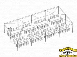 20x40 Traditional Frame Tent