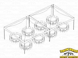 20x40 High Peak Frame Tent