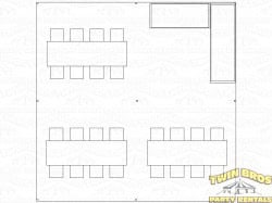 20x20 Pole Tent White
