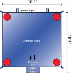 Large Castle Bounce House
