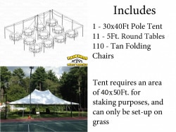 110 Person Tent Package