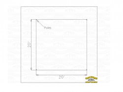 20x20 High Peak Frame Tent