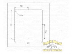20x20 Traditional Frame Tent