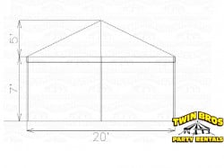 20x20 Traditional Frame Tent