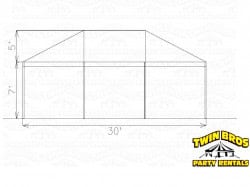 20x30 Traditional Frame Tent