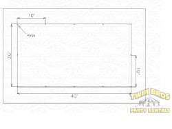 20x40 Traditional Frame Tent