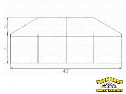 20x40 Traditional Frame Tent