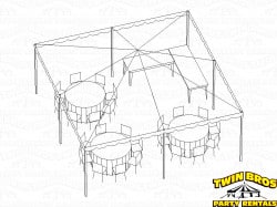 20x20 Traditional Frame Tent