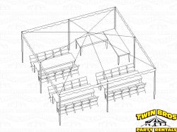 20x20 Traditional Frame Tent