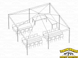 20x20 Traditional Frame Tent