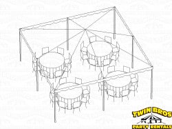 20x20 Traditional Frame Tent