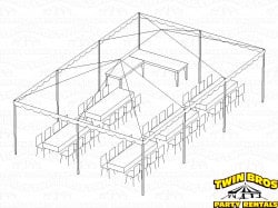 20x30 Traditional Frame Tent