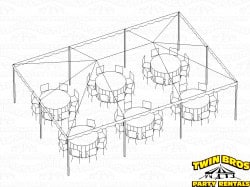 20x30 Traditional Frame Tent
