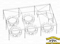 20x30 Traditional Frame Tent