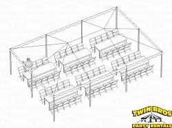 20x30 Traditional Frame Tent