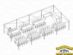 20x40 Traditional Frame Tent