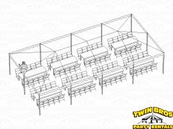 20x40 Traditional Frame Tent