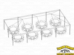 20x40 Traditional Frame Tent