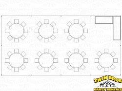 20x40 Traditional Frame Tent