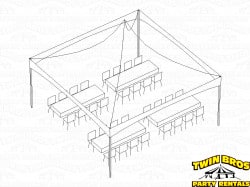 20x20 High Peak Frame Tent