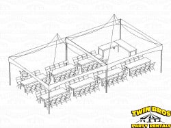 20x40 High Peak Frame Tent