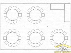 20x30 Pole Tent White