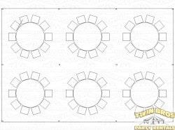 20x30 Pole Tent White