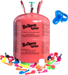 Helium Tank with Balloons